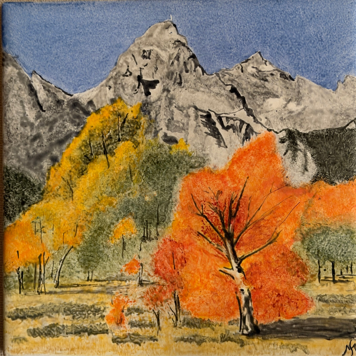 Sue Morriss: Fall on Teton Park Road