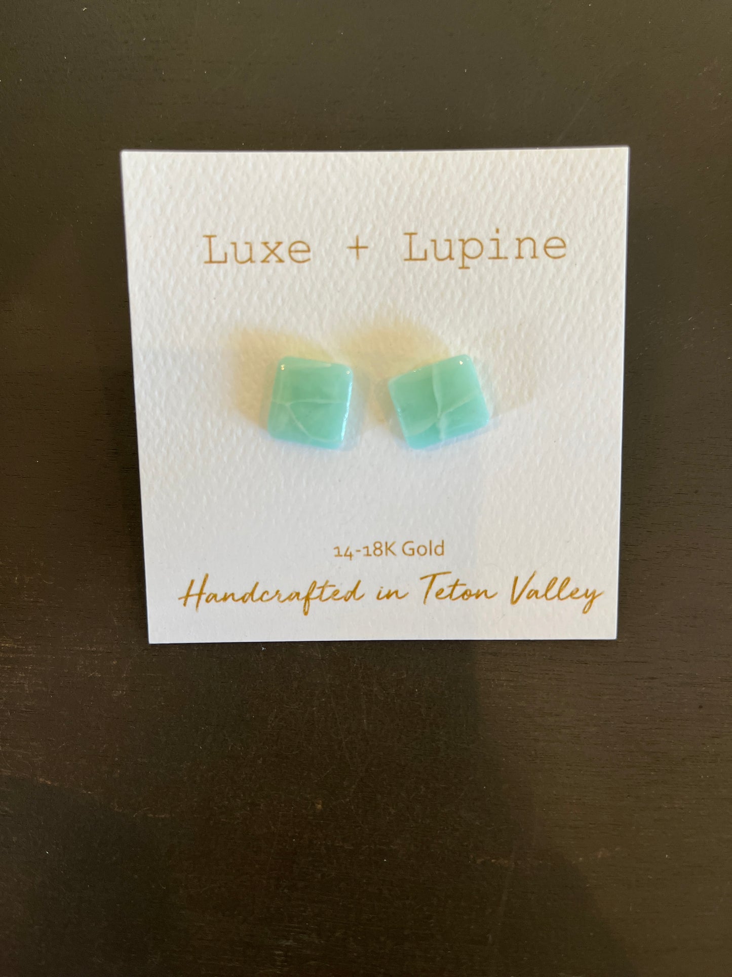 Luxe + Lupine: Square Studs