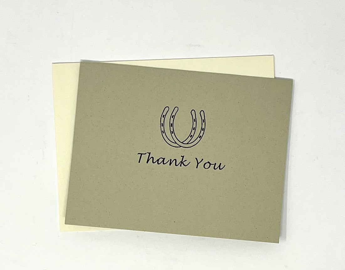 Tessa Johnson: Cowboy Graffiti Thank You Cards
