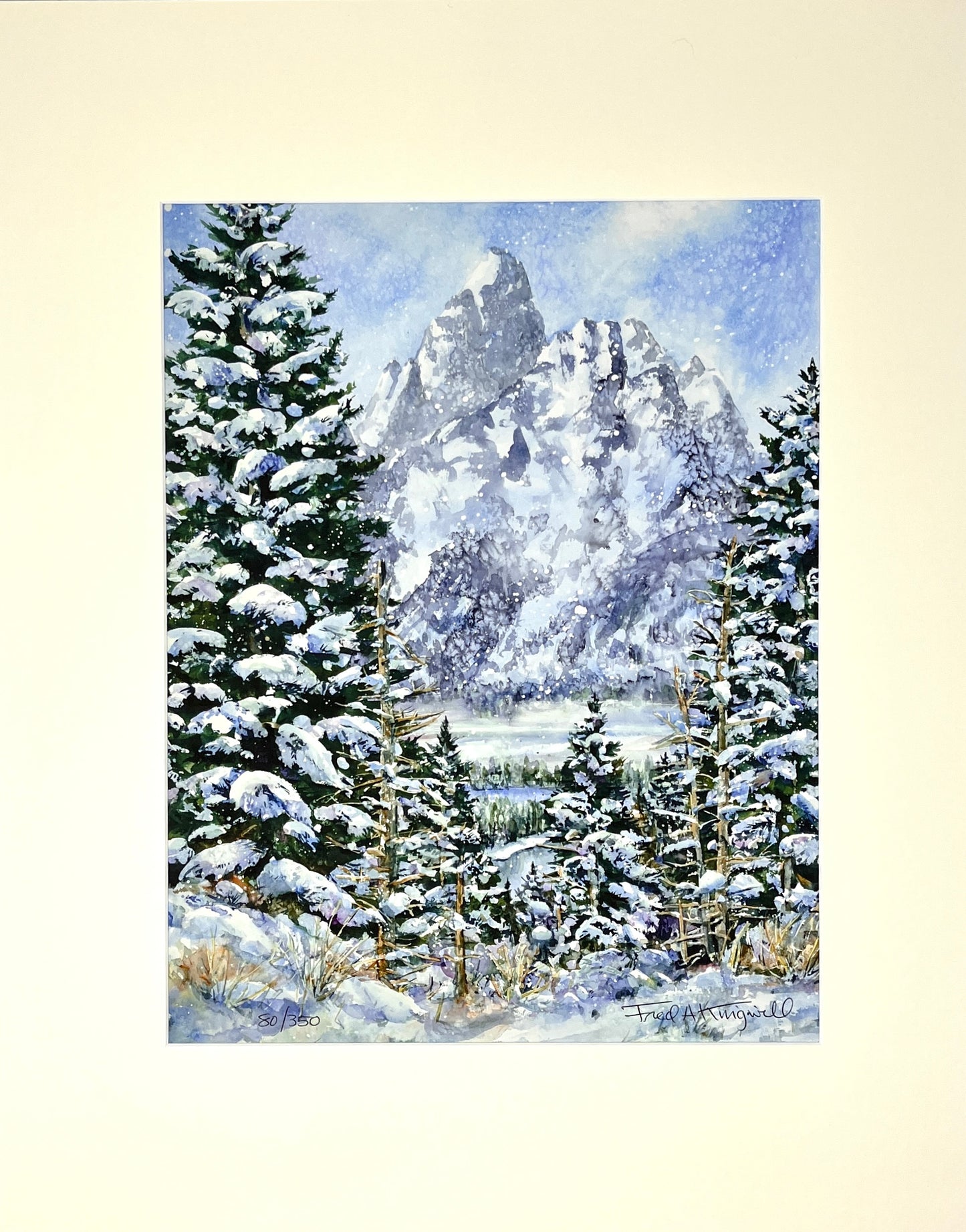 Fred Kingwill: Capitol Xmas Tree Print