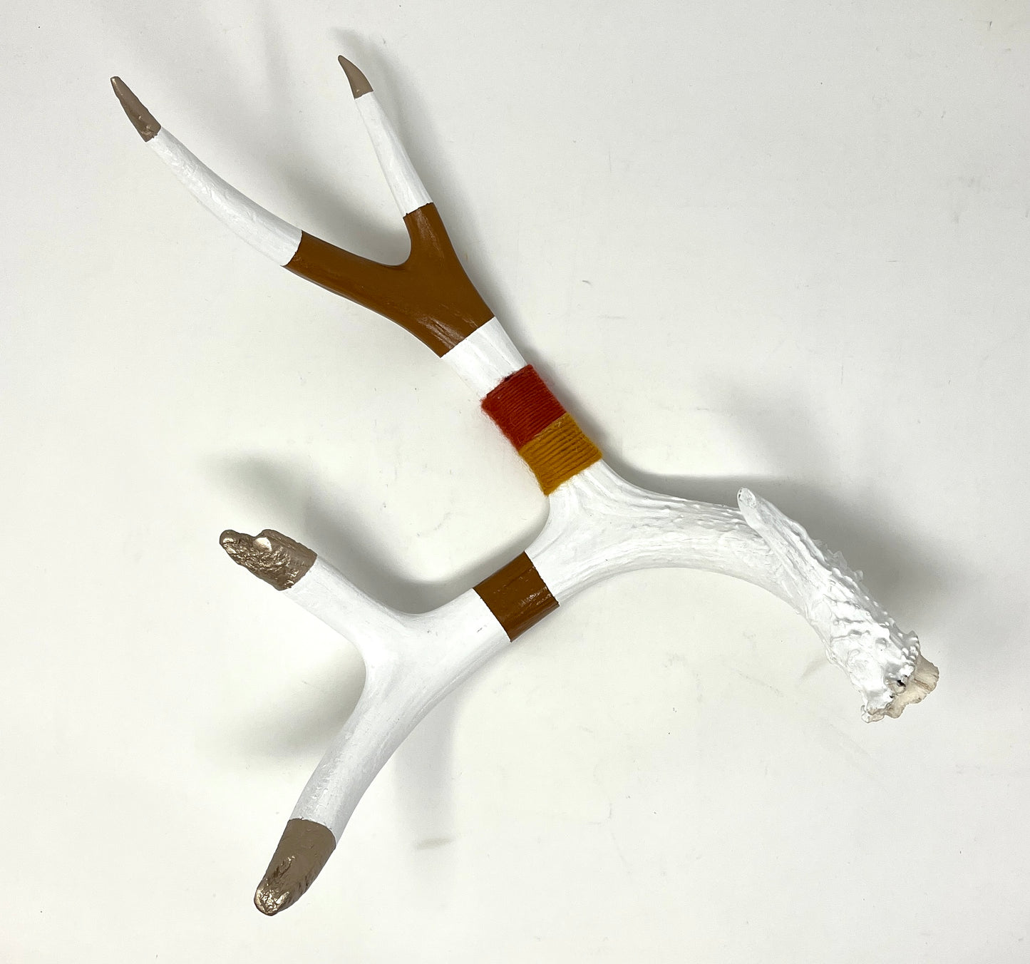 Kevin Rauch-Lynch: Large Mule Deer Antler (Orange/Marigold)