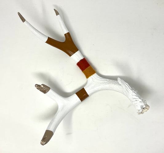 Kevin Rauch-Lynch: Large Mule Deer Antler (Orange/Marigold)