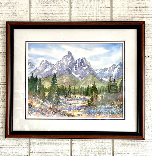 Fred Kingwill: Lupines in the Tetons