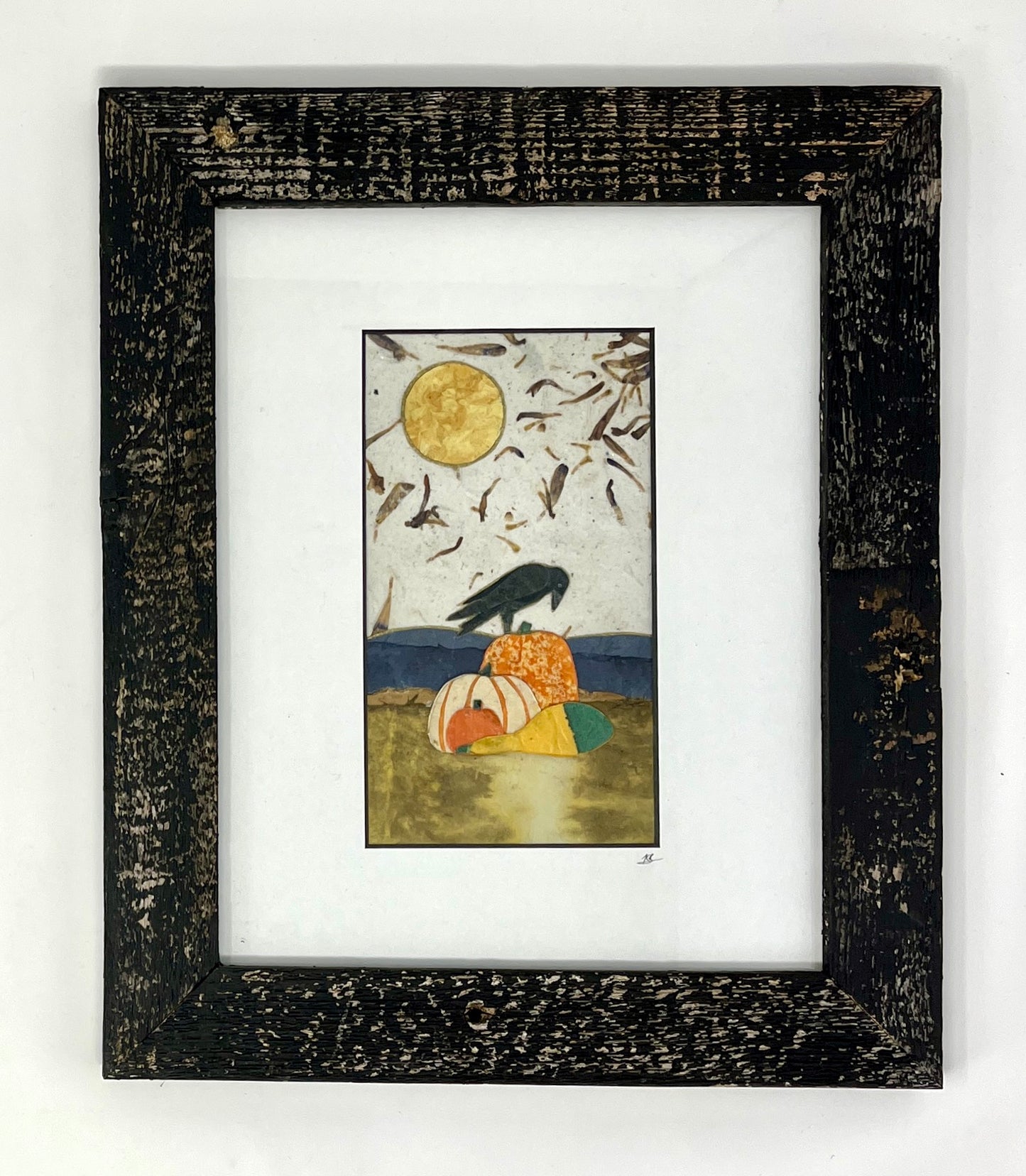 Kris Batchelder: Blackbird & Fall Gourds (Original)