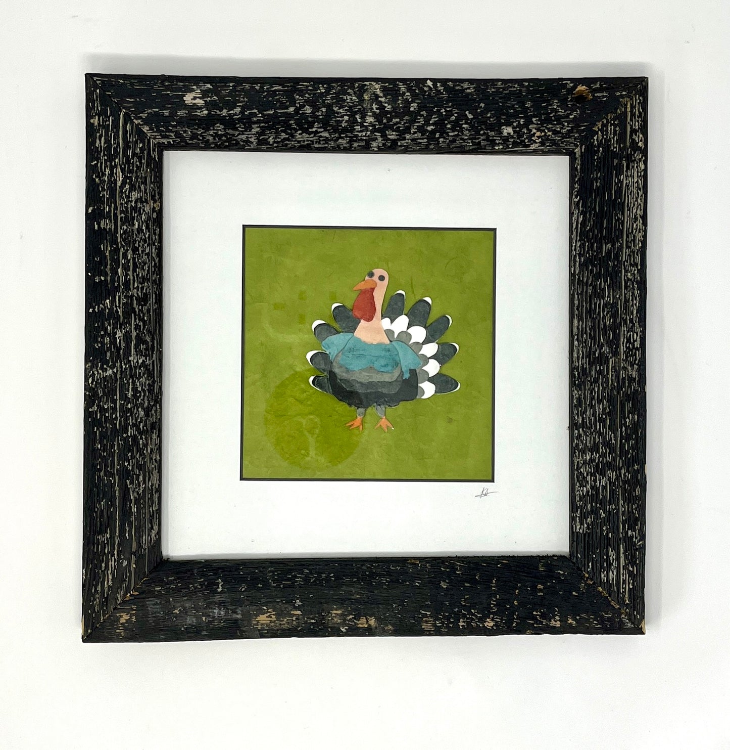 Kris Batchelder: Turkey Time Original Collage