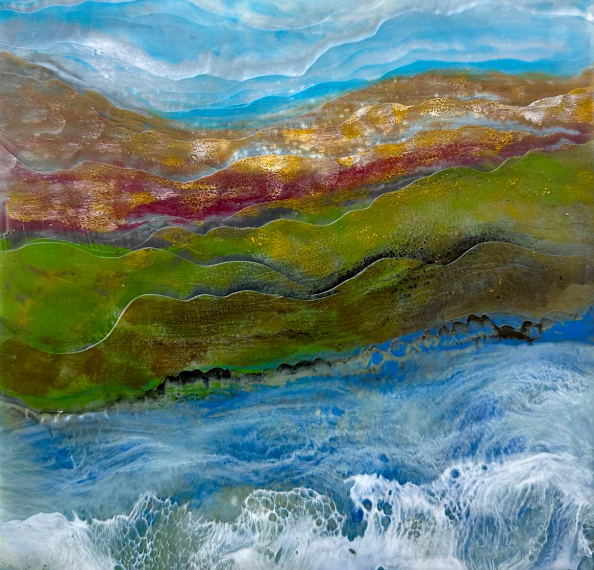 Laura Drew: Lake and Hills