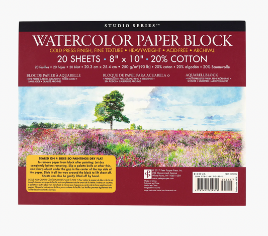 Studio Series Watercolor Paper Block