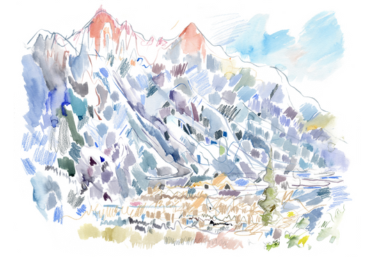 Francis Ambrose: Tetons At Dusk (Large)