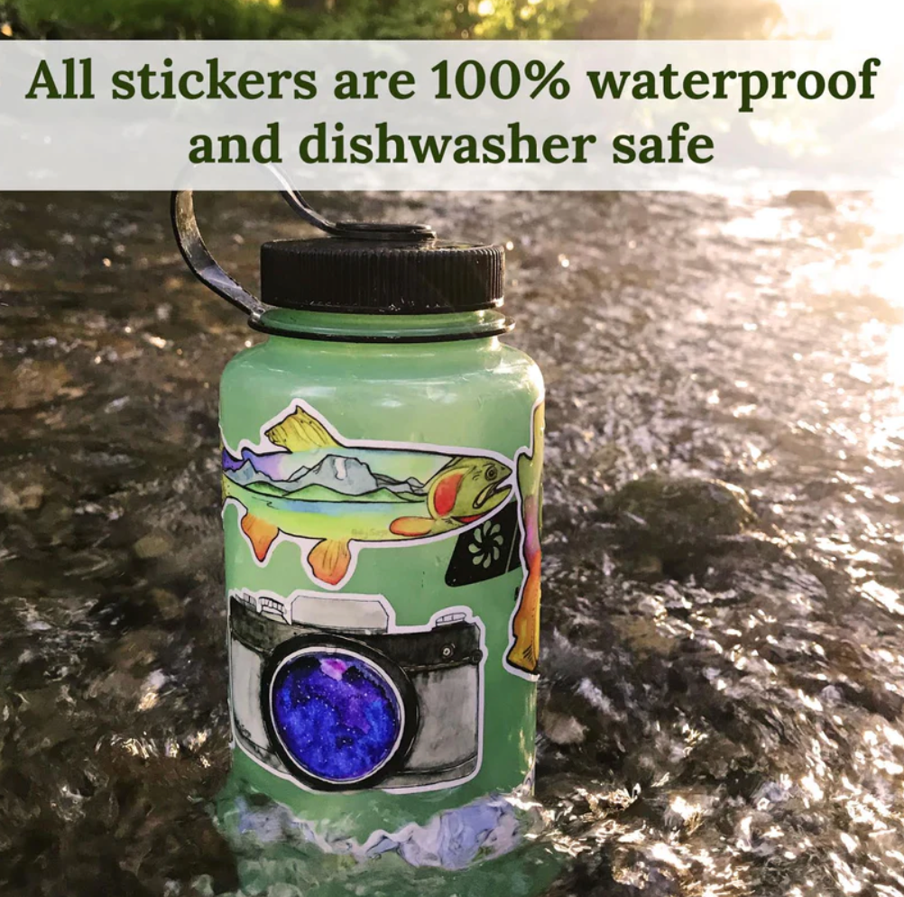 Moose Lines Sticker