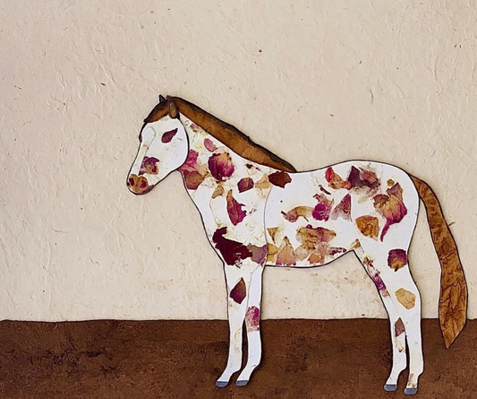 Kris Batchelder: Rose Petal Spotted Horse Original
