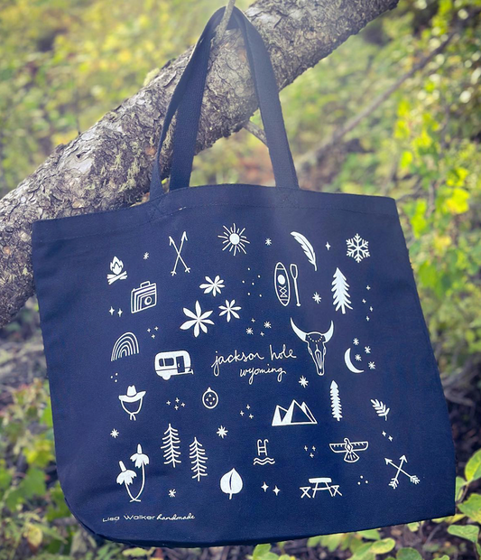 Lisa Walker: "The West" Tote Bags