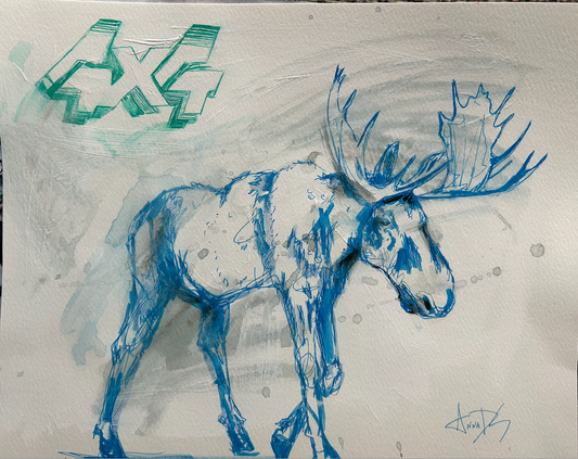 Anna Douglas Smith: 4 x 4 (Moose)