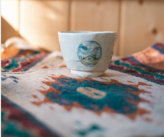 Grace Peck: Hand Painted Yellowstone Bowl