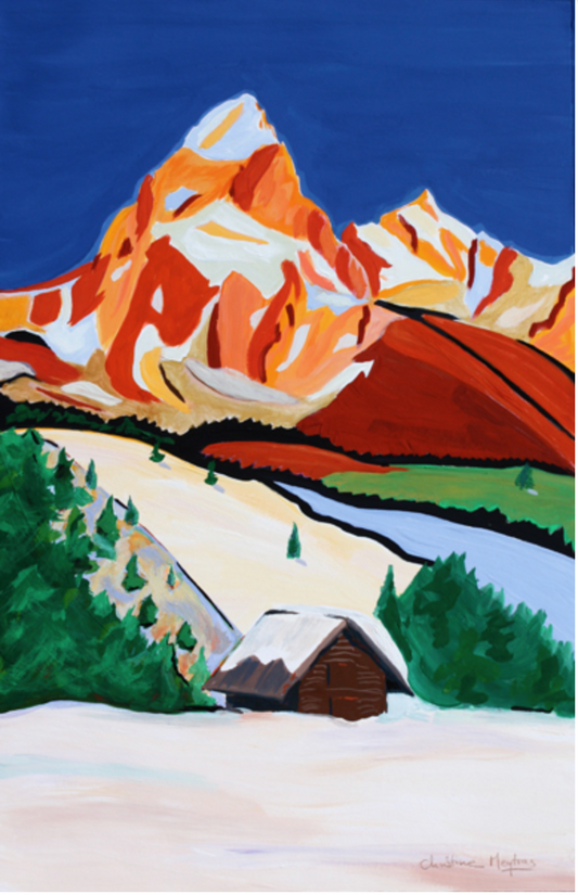 Christine Meytras: Mountain Glory Print