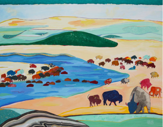 Christine Meytras: Hayden Valley Print