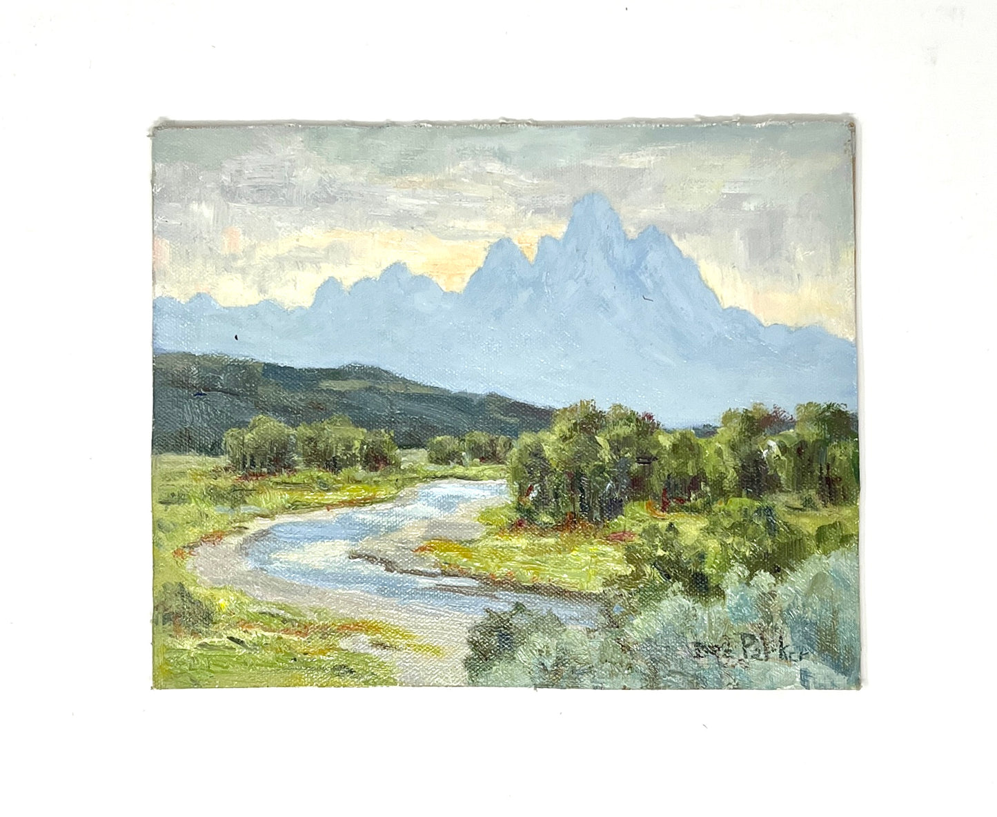 Dee Parker: Silhouette of the Tetons