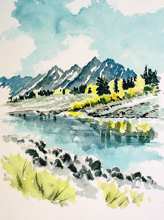 Susan Marsh: Tetons from the River