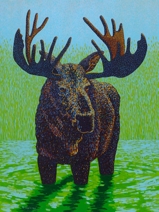 Brenda Swinney: Summer Bull Print