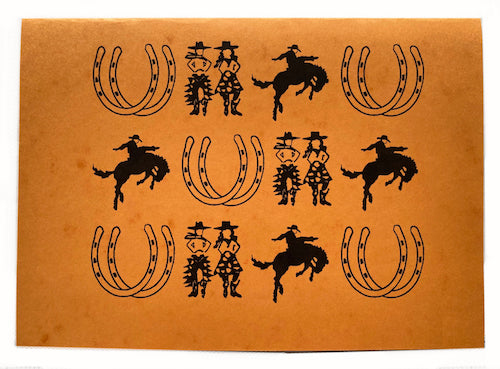 Tessa Johnson: Cowboy Graffiti Note Cards (Large)