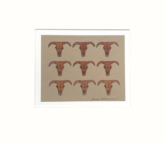 Tessa Johnson: Cow Skulls III