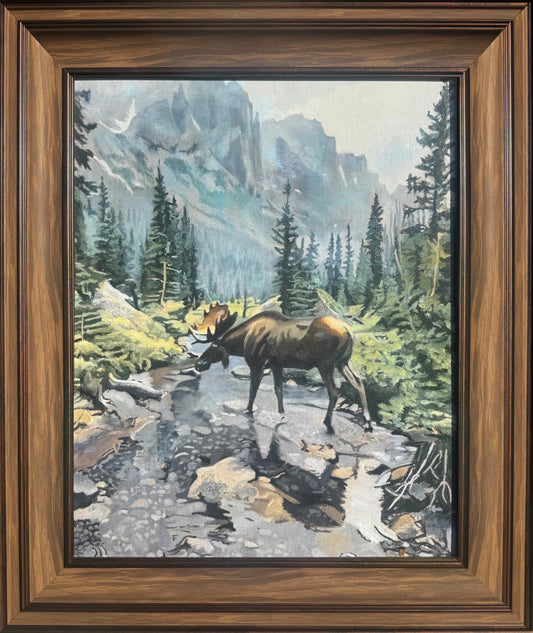Monte Roberson: Reflection of the Bridger Wilderness