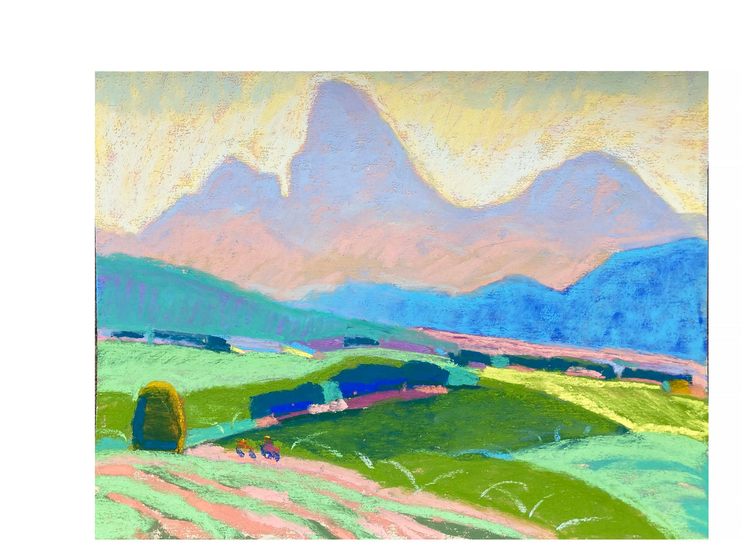 Carrie Geraci: Summer Morning Felt Fields