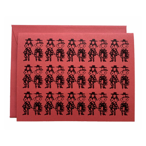 Tessa Johnson: Cowboy Graffiti Note Cards