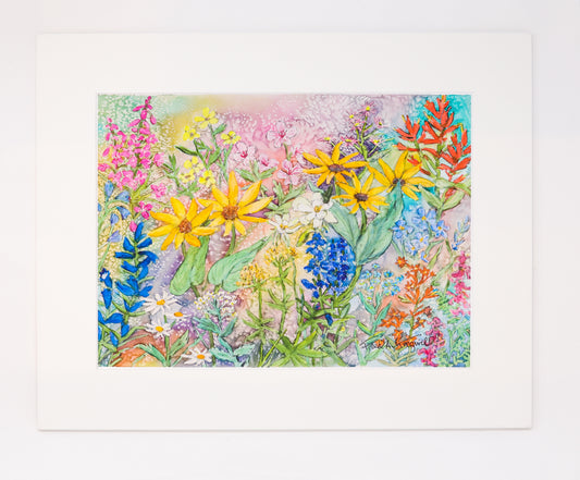 Fred Kingwill: Teton Flowers Print
