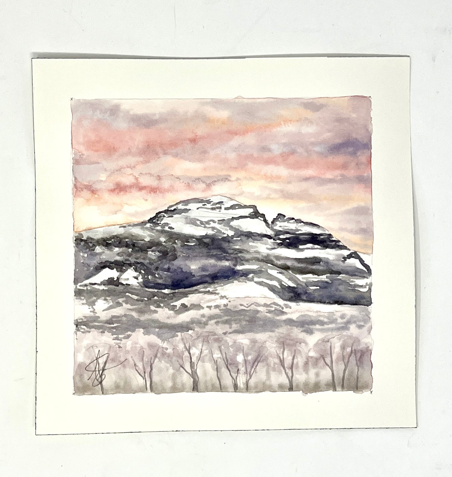 Natalie Connell: Watercolor 9 x 9 inches (unframed)