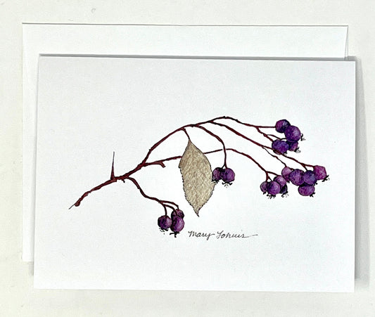 Mary Lohuis: Black Hawthorn Single Card