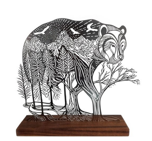Wild Spirits: Bear Sculpture