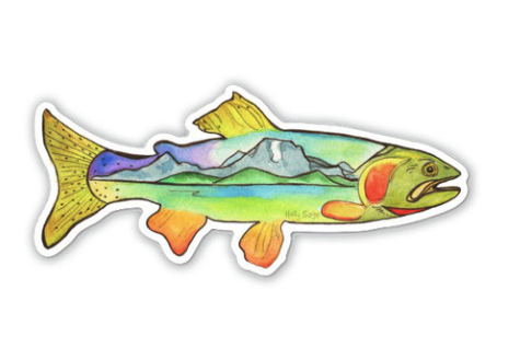 Cutthroat Catch Sticker