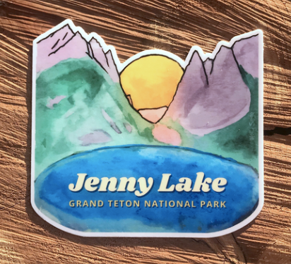 Jenny Lake Sticker