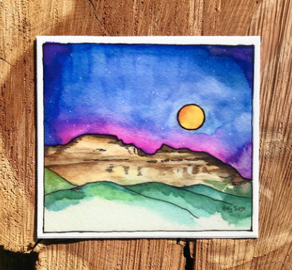 Sleeping Indian Sticker