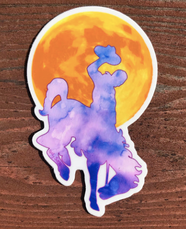 Holly Sage: Wyoming Moon Sticker