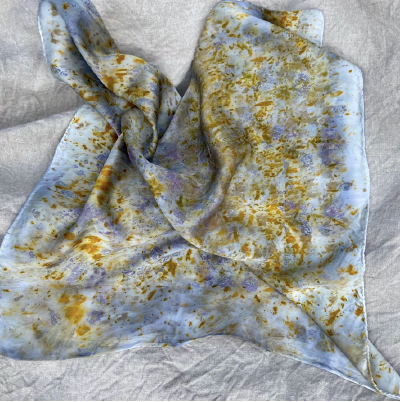 Mika Dubbe: 22” Natural Bundle Dye Bandana