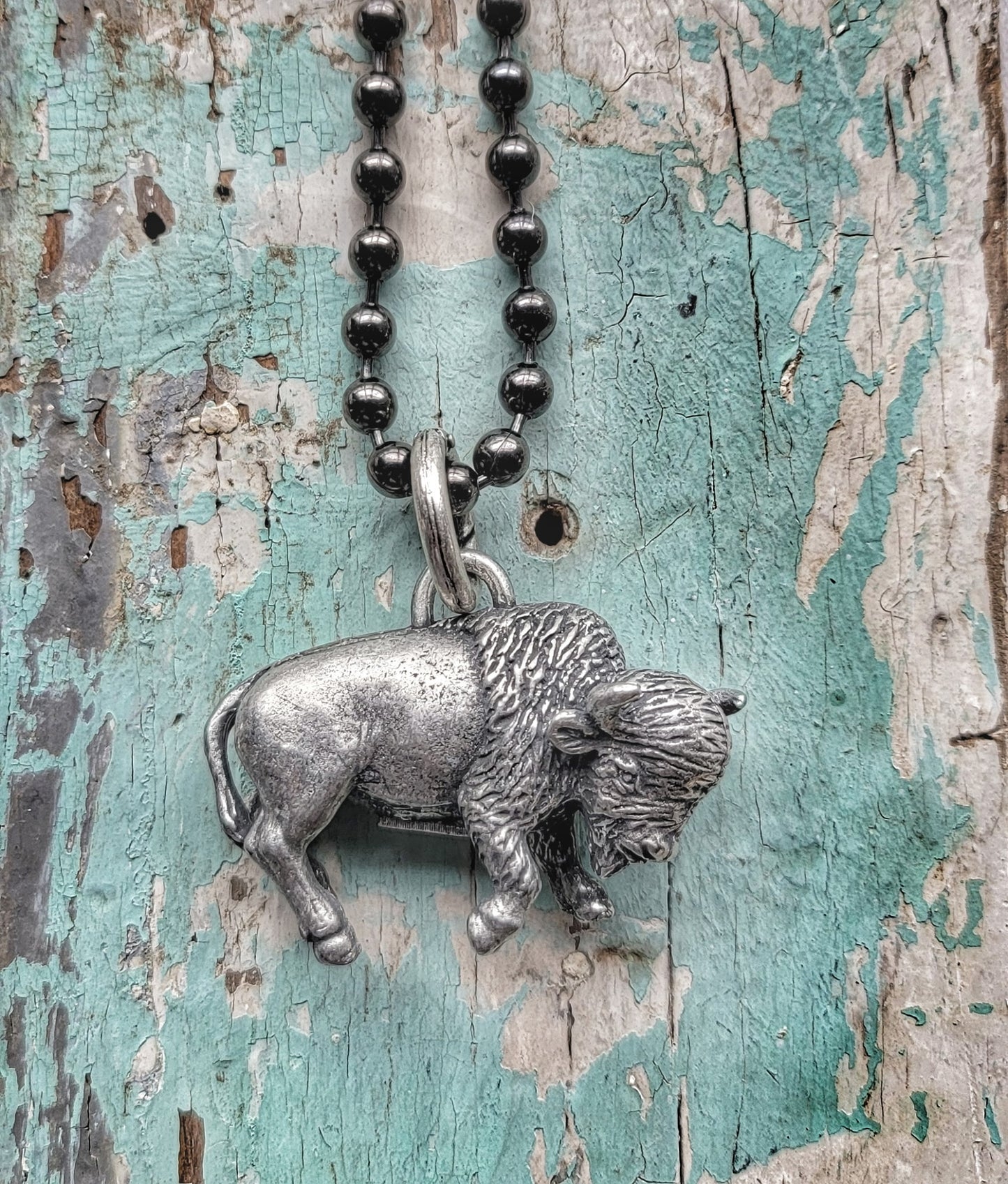 Tres Melindas: Big Bison Necklace