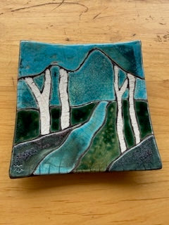 Emily Belsham Rakuscapes: Trinket Dish