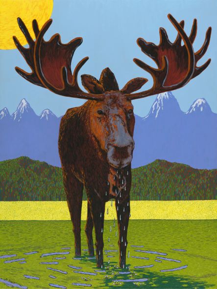 Brenda Swinney: Austin's Moose Print