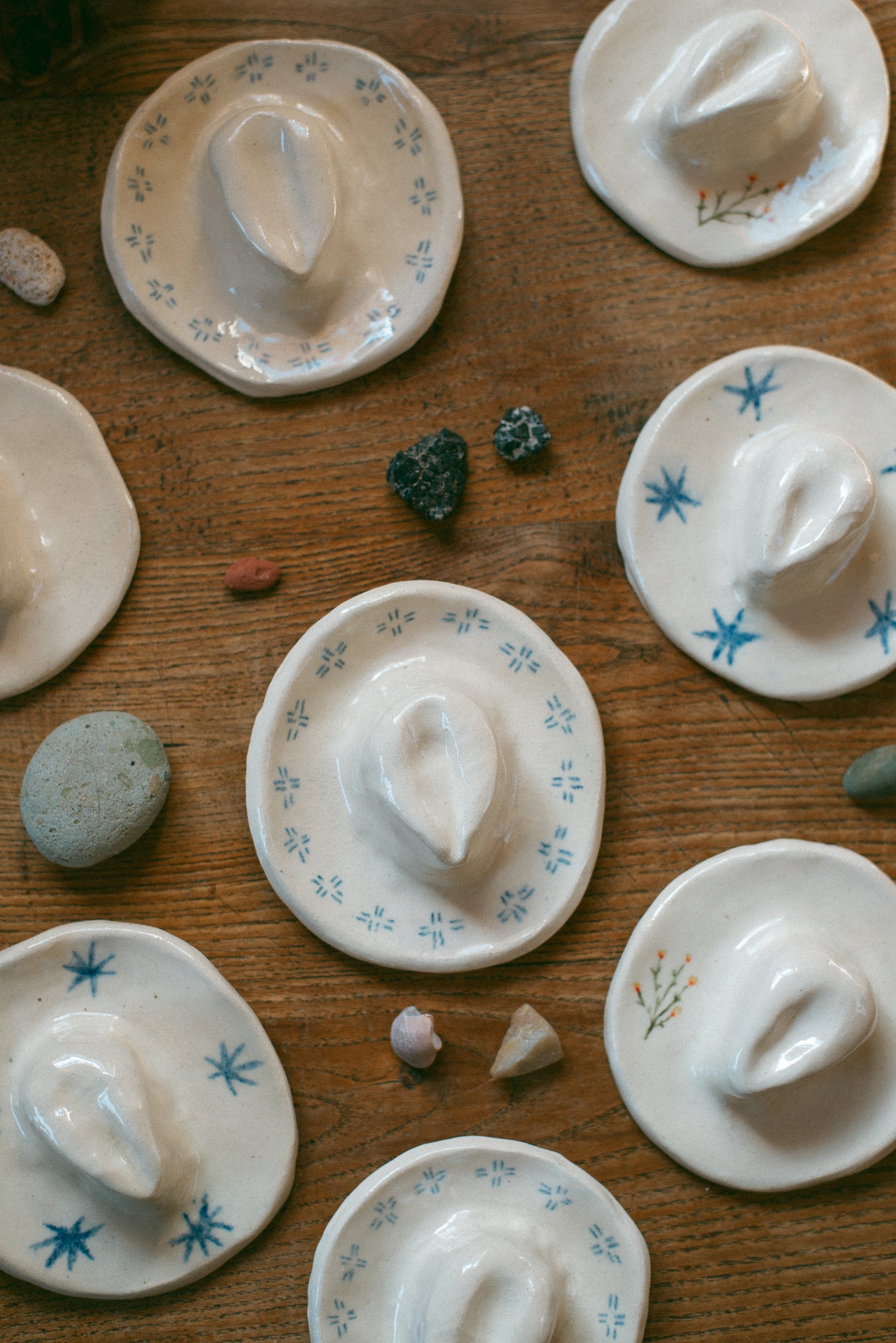 Grace Peck: Ceramic Cowboy Hat Ring