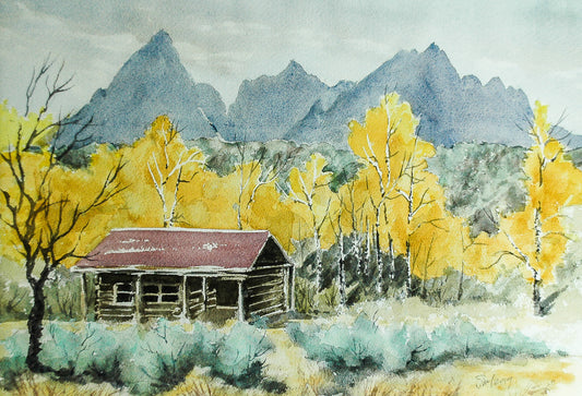 Susan Marsh: Historic Cabin At Bar BC Ranch