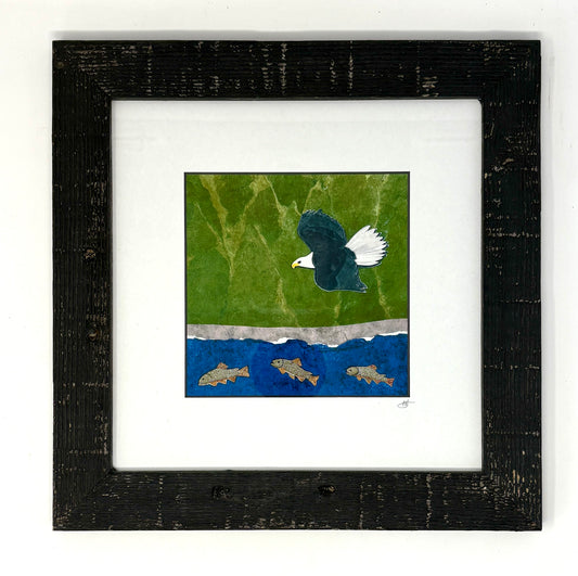 Kris Batchelder: 6 x 6 Giclee Print (Barnwood Framed)