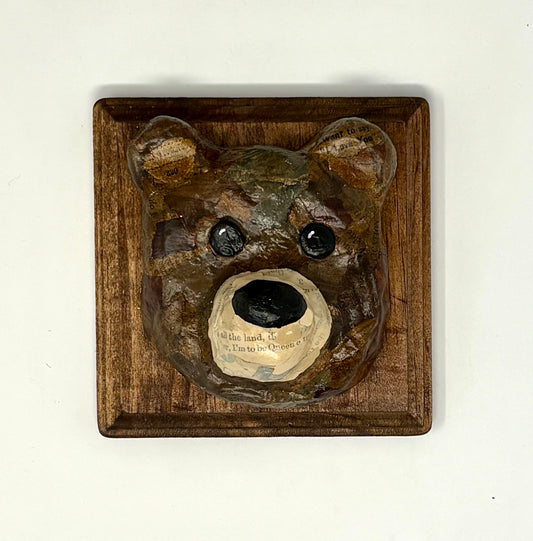 Nicole Tafoya: Grizzly Bear Head (Large)