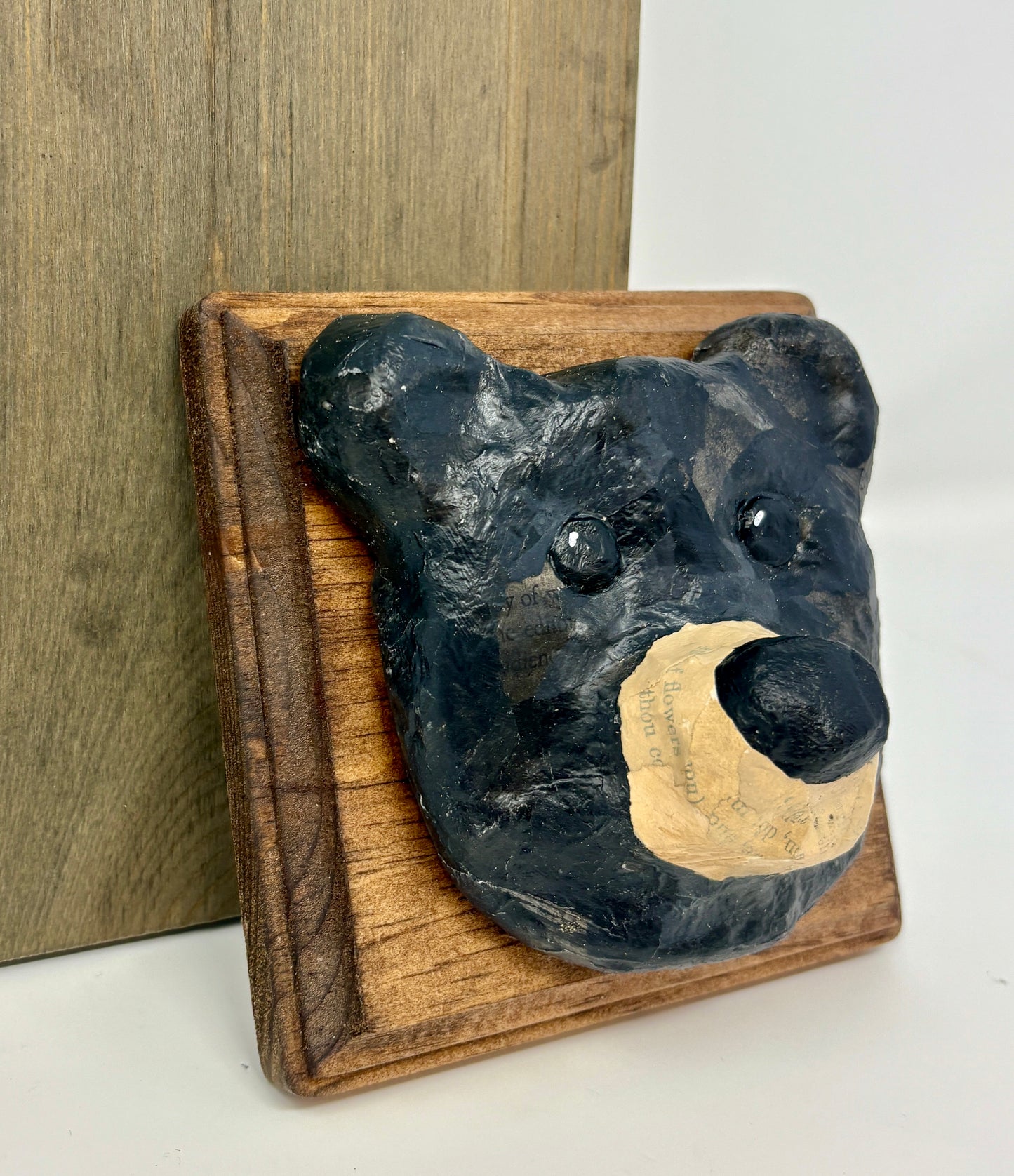 Nicole Tafoya: Black Bear Head (Large)