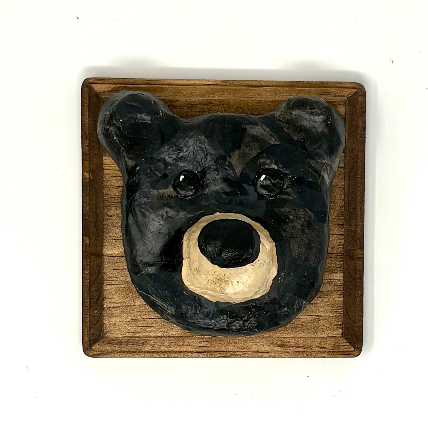 Nicole Tafoya: Black Bear Head (Large)