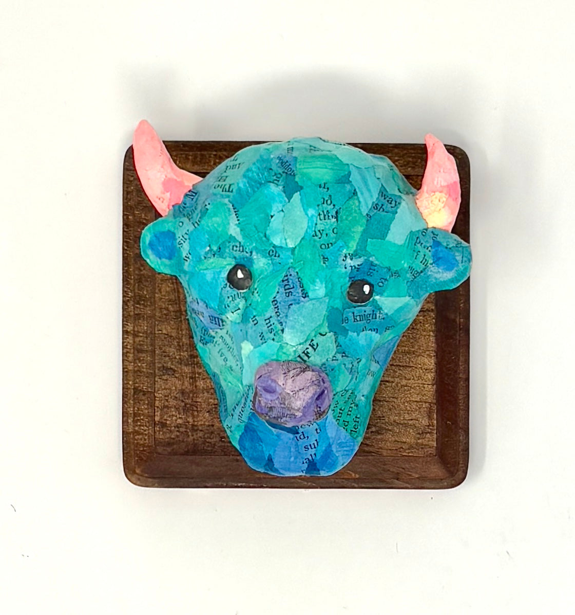 Nicole Tafoya: Colorful Bison Bust