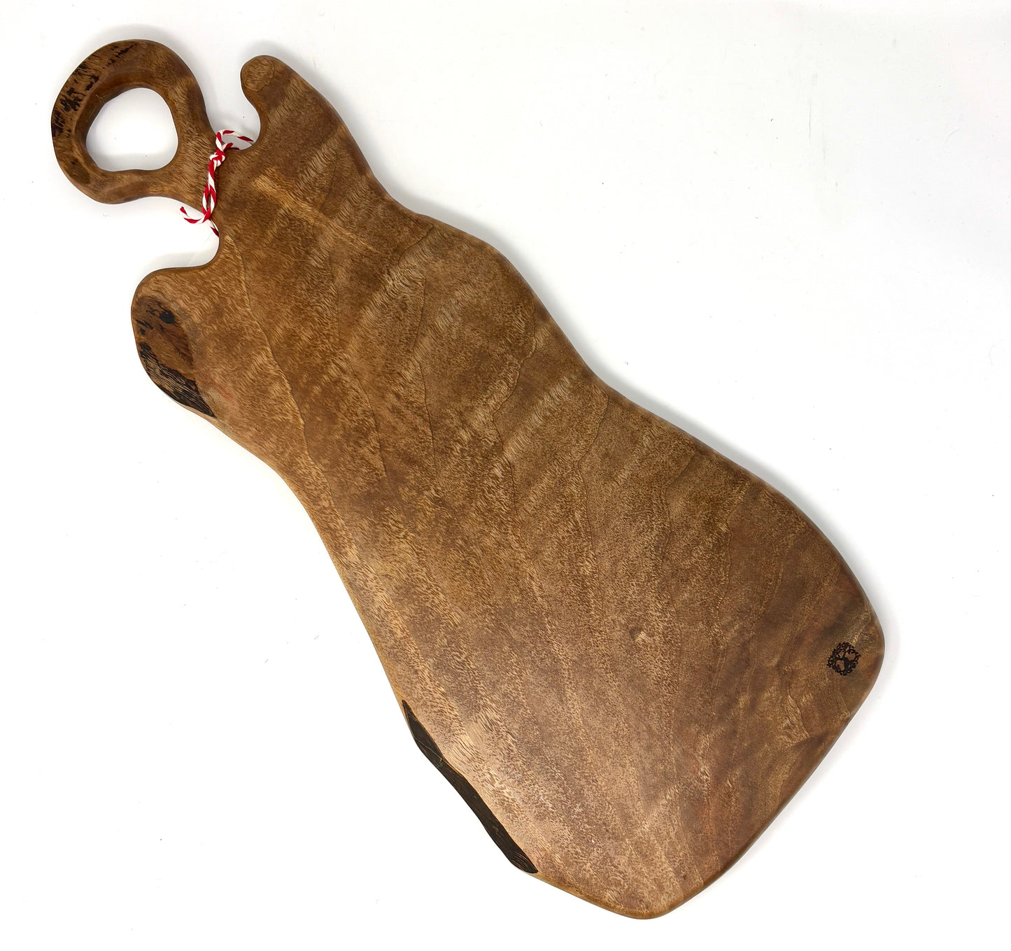 Artisanal Wood Creations: Curly Bastogne Walnut Board
