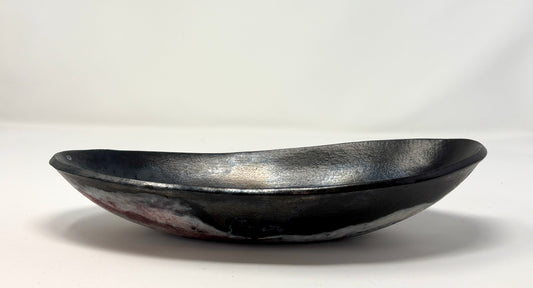Valerie Seaberg: Elliptical Raku Bowl