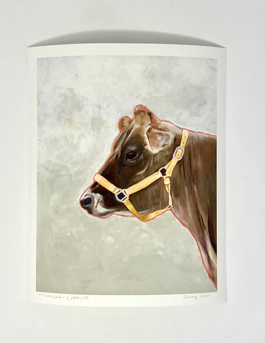 Mariah Cottrell: Dairy Cow (10 x 8) Giclee Print