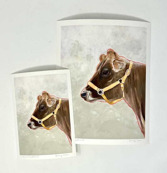 Mariah Cottrell: Dairy Cow (7 x 5) Giclee Print